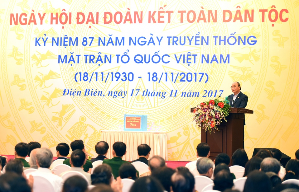 Thủ tướng dự Ngày hội đại đoàn kết toàn dân tộc