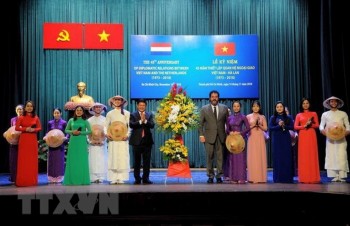 Kỷ niệm 45 năm quan hệ ngoại giao Việt Nam - Hà Lan tại TP. Hồ Chí Minh