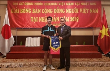 Lần đầu tiên diễn ra Giải bóng bàn dành cho cộng đồng người Việt tại Nhật Bản