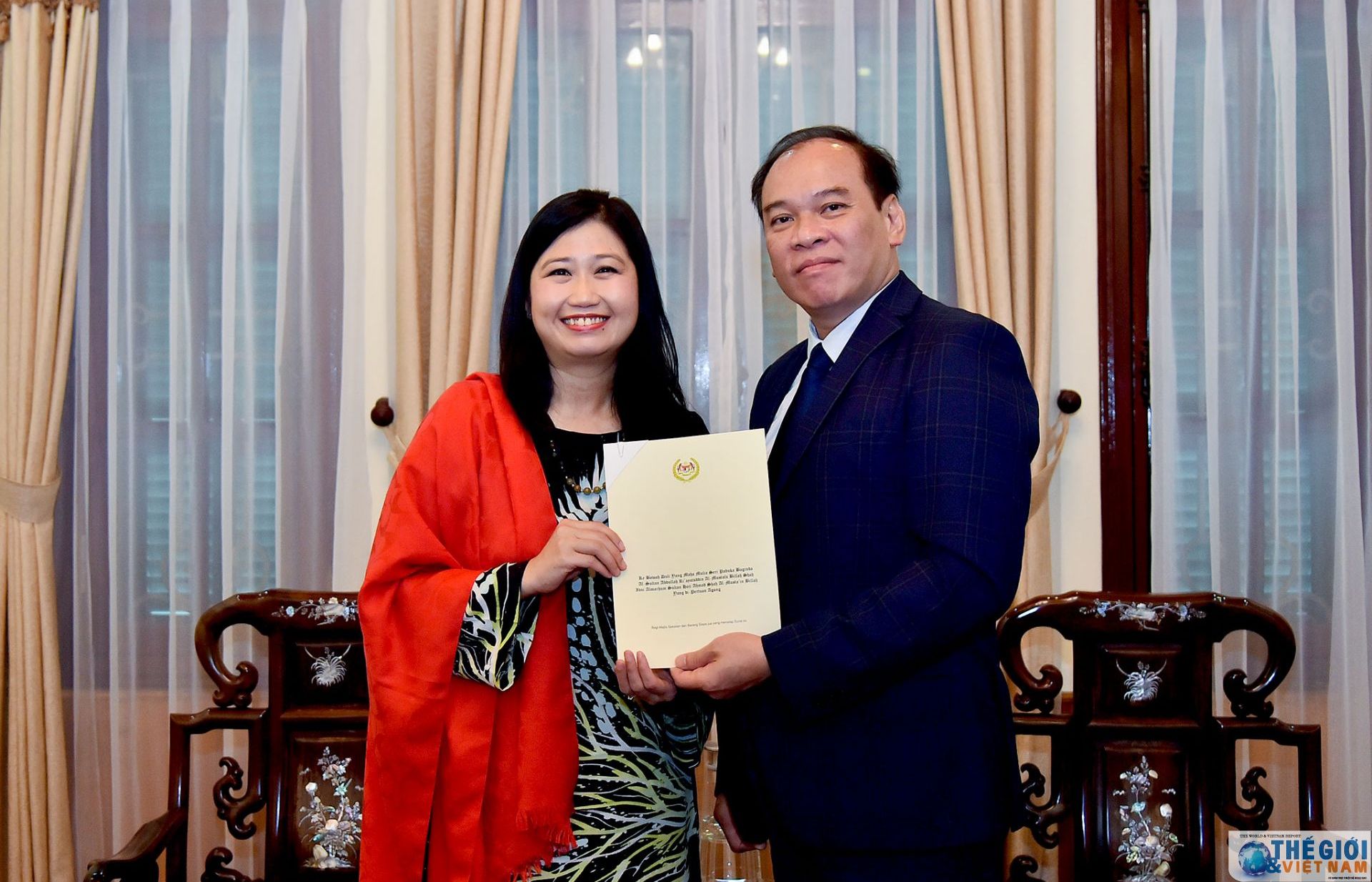 Trao Giấy chấp nhận lãnh sự cho Tổng Lãnh sự Malaysia tại TP. Hồ Chí Minh