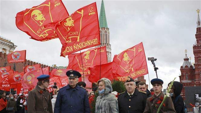 Đảng Cộng sản Liên bang Nga kỷ niệm 103 năm Cách mạng Tháng Mười Nga