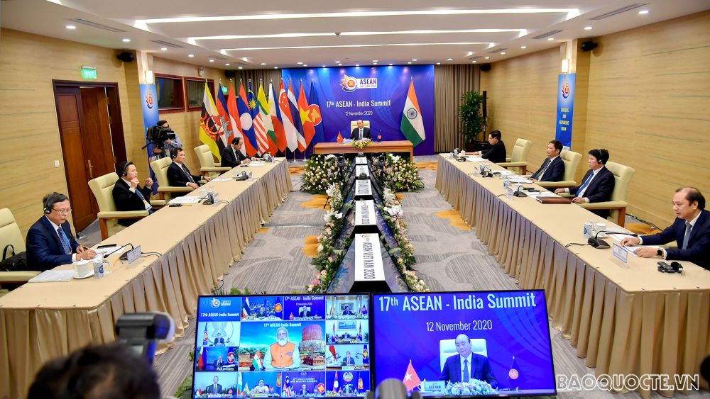 ASEAN 37: Ấn Độ sẵn sàng cùng các nước ASEAN hợp tác, phấn đấu vì khu vực Biển Đông hòa bình, ổn định