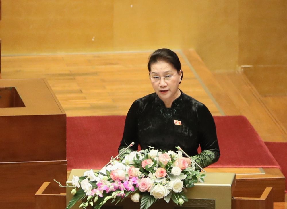Chủ tịch Quốc hội Nguyễn Thị Kim Ngân. (Ảnh: VG/Nhật Bắc)