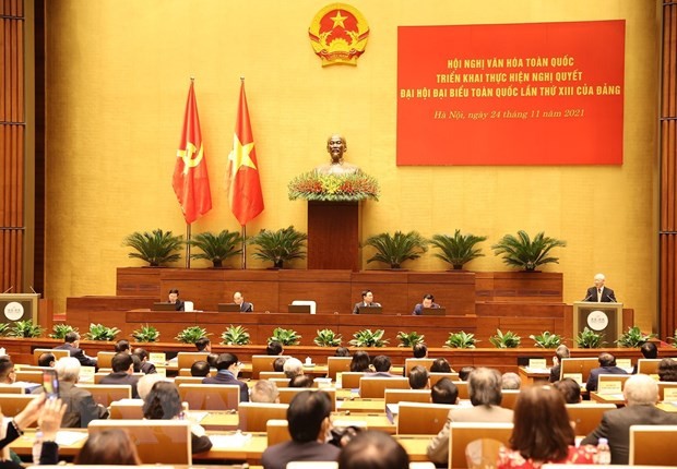 Tổng Bí thư: Ra sức xây dựng, giữ gìn và phát huy những giá trị đặc sắc của nền văn hóa Việt Nam tiên tiến, đậm đà bản sắc dân tộc