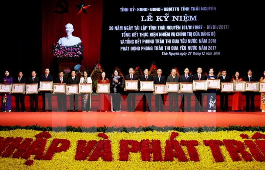 Phó Chủ tịch nước dự Lễ kỷ niệm 20 năm ngày tái lập tỉnh Thái Nguyên