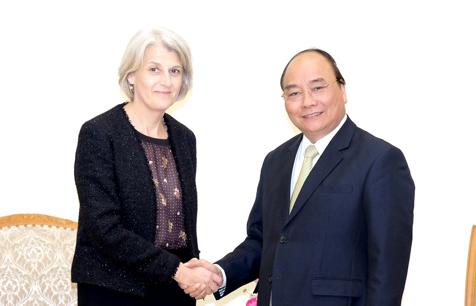 Thủ tướng Nguyễn Xuân Phúc tiếp Đại sứ Đan Mạch