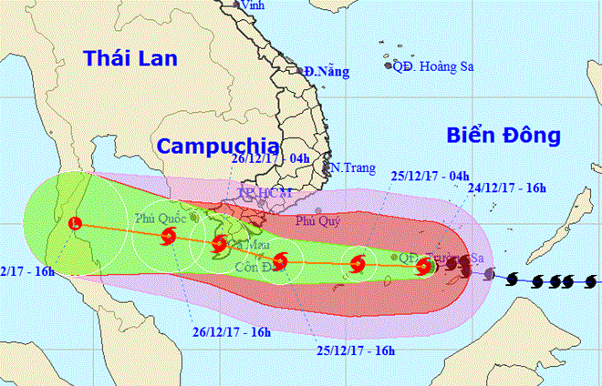 Chủ động đối phó với bão số 16