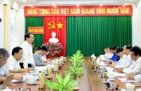 Thứ trưởng Thường trực Bùi Thanh Sơn thăm, làm việc tại Đồng Nai, Bình Thuận và Ninh Thuận