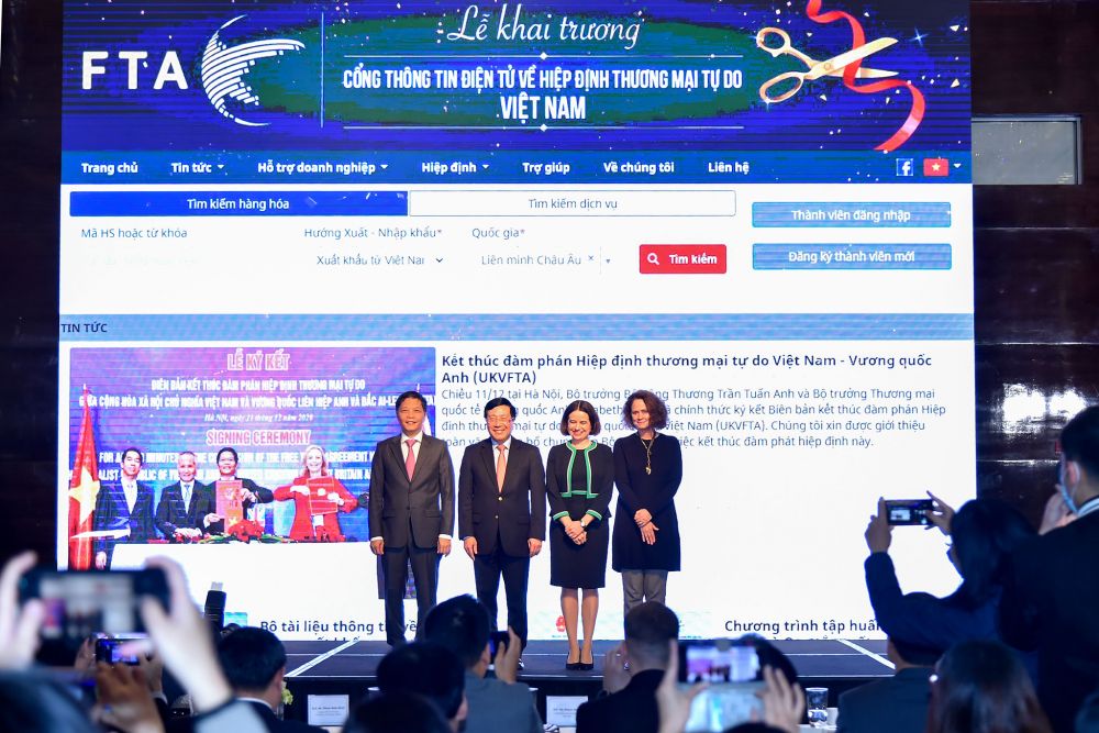 Phó Thủ tướng Phạm Bình Minh dự khai trương Cổng thông tin điện tử về các Hiệp định thương mại tự do (FTAP)