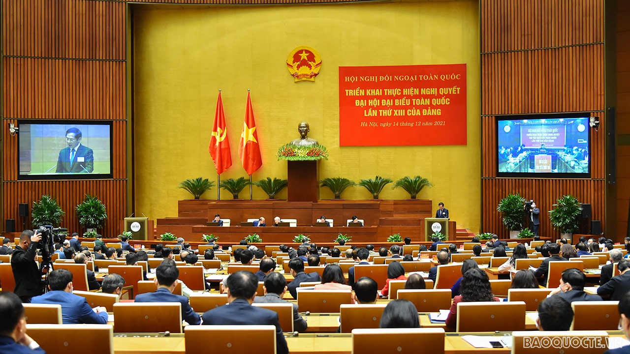 Trực tuyến: Hội nghị Đối ngoại toàn quốc triển khai thực hiện Nghị quyết Đại hội XIII của Đảng