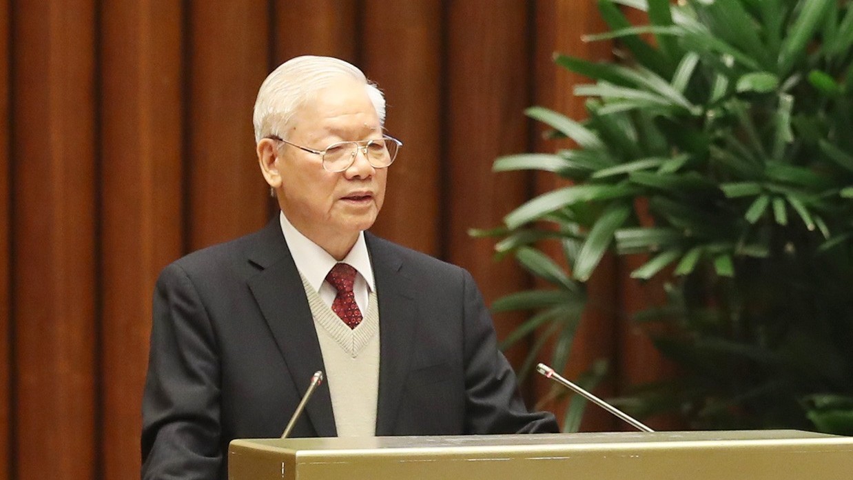 Party chief Nguyen Phu Trong highlights resolve to develop modern diplomacy