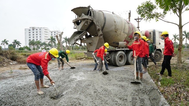 Hải Dương: Gấp rút thi công để bệnh viện dã chiến số 3 vận hành trước Tết