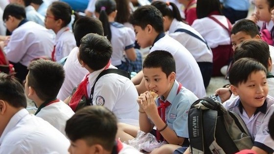 TP. Hồ Chí Minh: Tỷ lệ phụ huynh tiểu học đăng ký cho con học trực tiếp khá cao