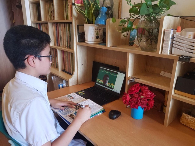 Hà Nội: Một trường công lập 'tiên phong' kiểm tra học kỳ trực tuyến
