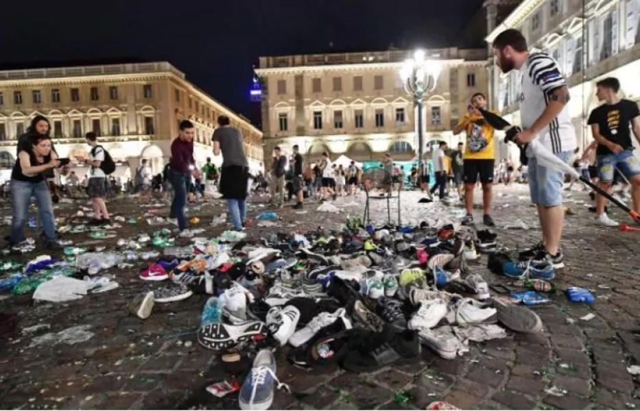 Italy: Nổ lớn tại sân vận động, hàng trăm người bị thương