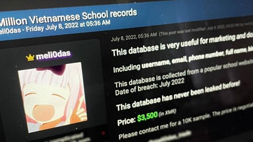 Vụ Hacker rao bán dữ liệu của 30 triệu người Việt: Bộ GD&ĐT lên tiếng