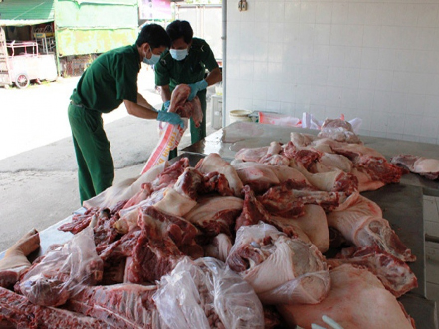 Thịt dê thối có trong danh sách vi phạm vệ sinh ATTP