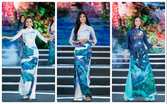Bộ sưu tập áo dài giúp Lương Thùy Linh đăng quang Hoa hậu có gì đặc biệt?