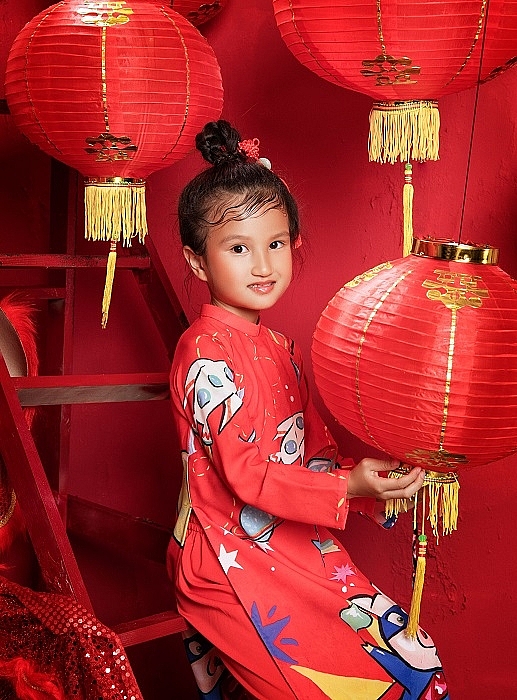 bo suu tap ao dai nhi oan tu ti mung tet trung thu co gi dac biet