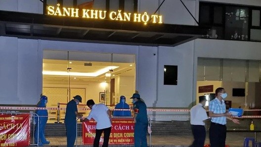 Hà Nội: Xuất hiện 4 ca nhiễm Covid-19, tạm phong tỏa 1 tòa nhà tại chung cư ở Times City