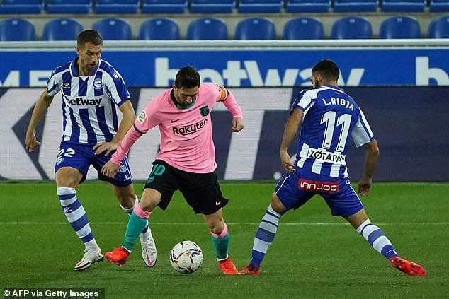 Messi gây thất vọng, Barcelona chia điểm cùng Alaves