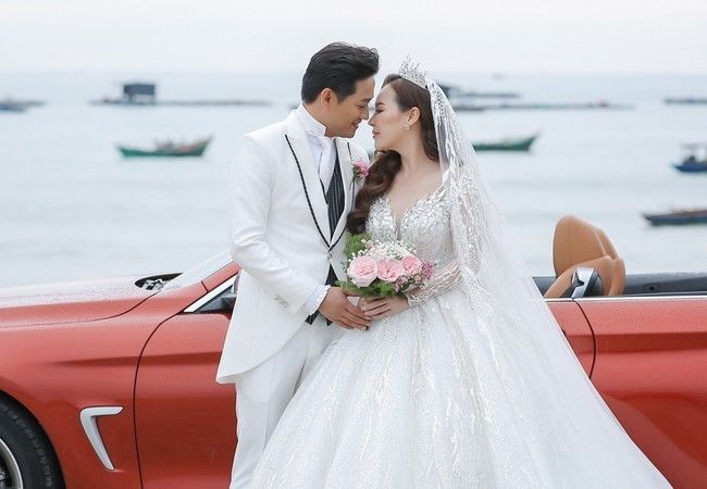Lễ cưới lãng mạn của Quý Bình ở Phú Quốc