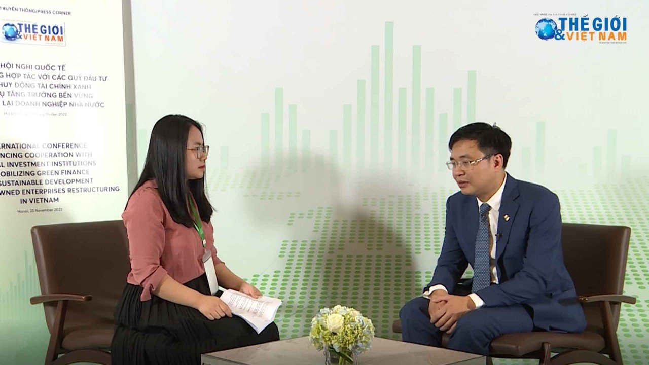 Phó Tổng giám đốc SCIC Lê Thanh Tuấn trả lời phỏng vấn Báo TG&VN