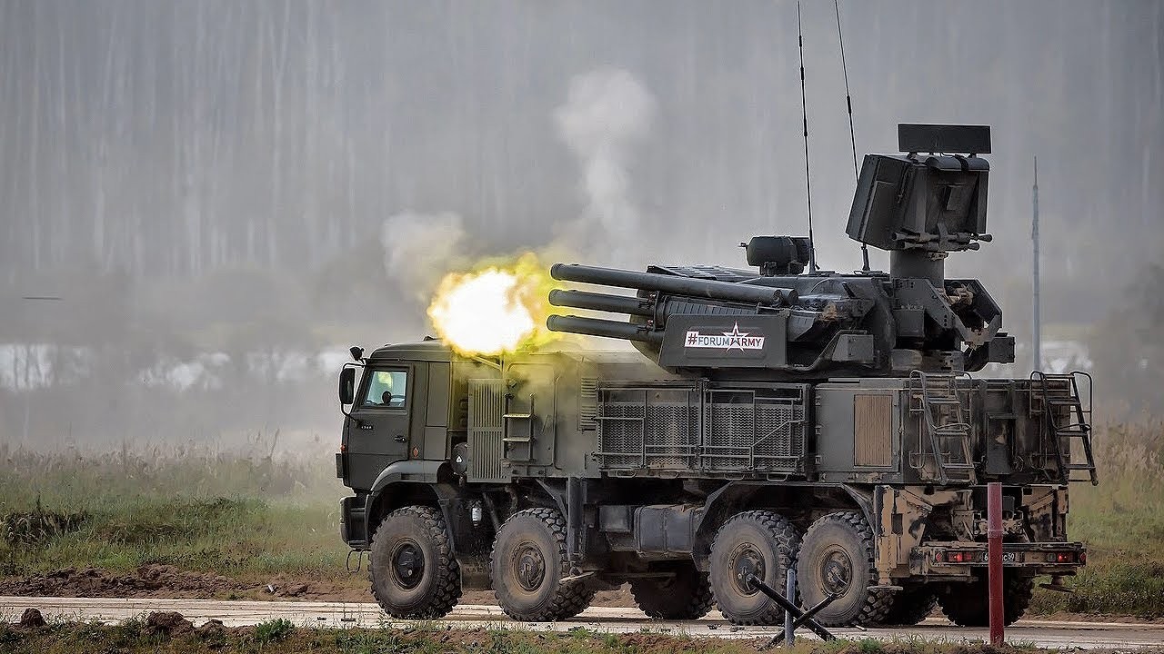 Tổ hợp Pantsir-S1 của Nga bắn hạ tên lửa HIMARS của Mỹ