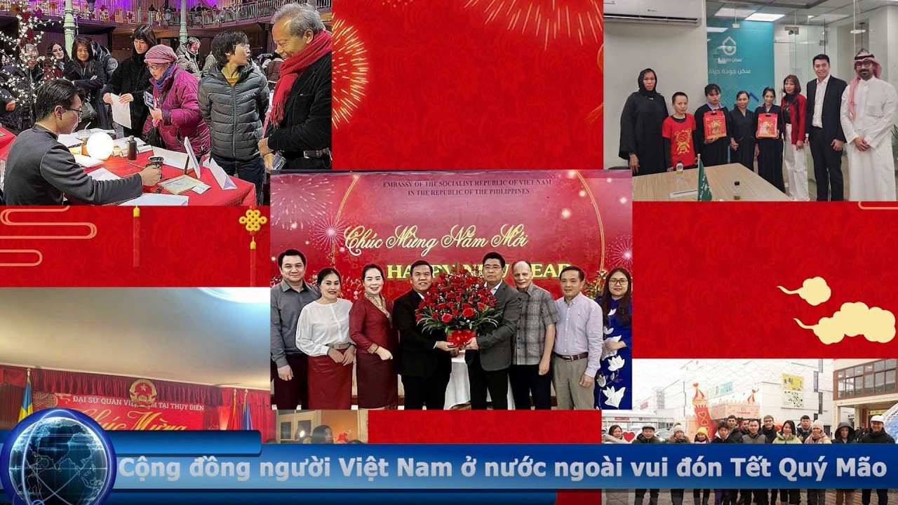 Cộng đồng người Việt Nam ở nước ngoài vui đón Tết Quý Mão