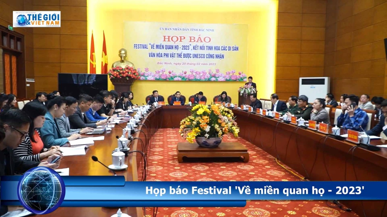 Bắc Ninh tổ chức họp báo Festival ‘Về miền Quan họ - 2023’