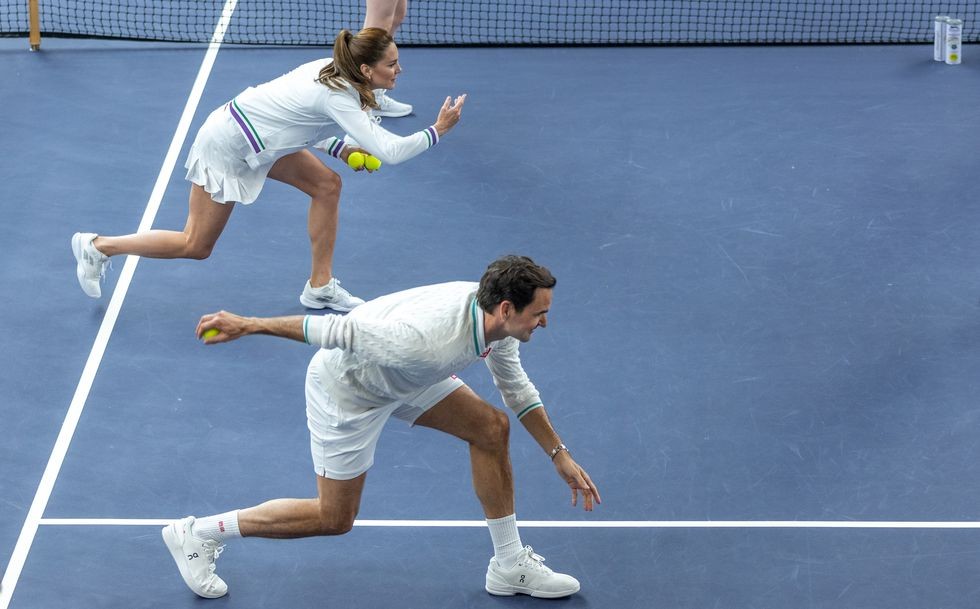Công nương Kate - Roger Federer