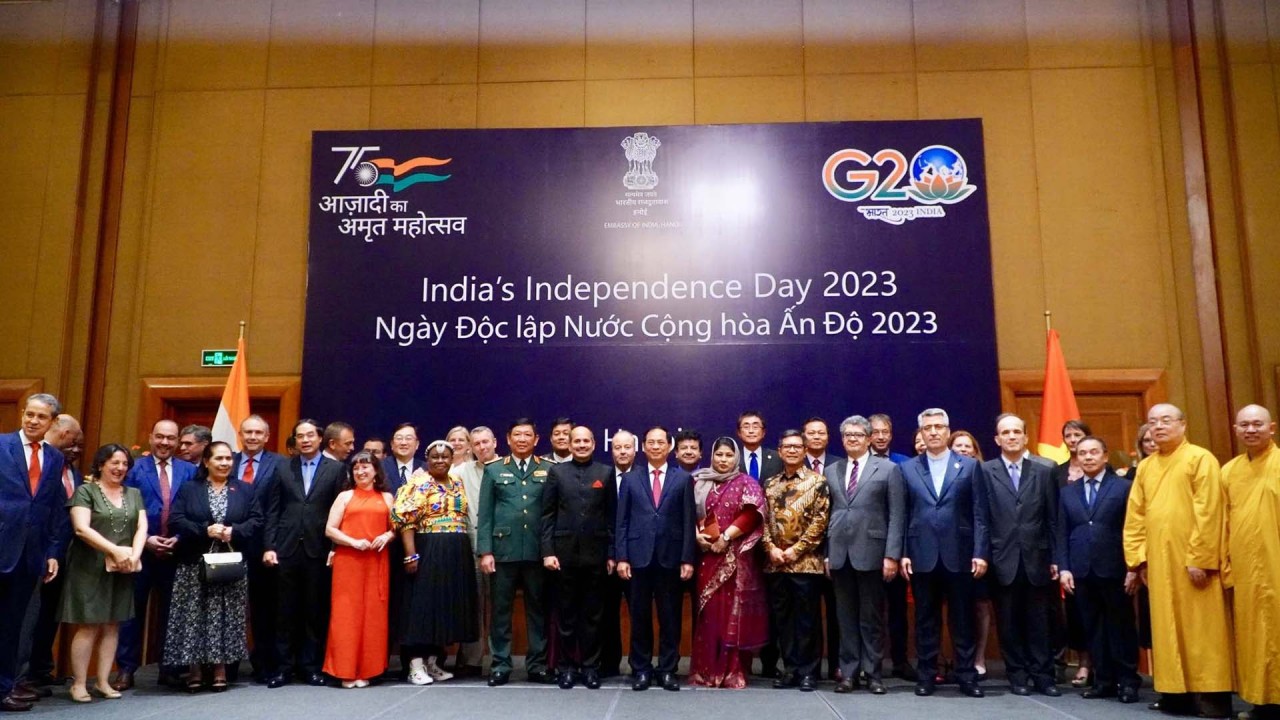 Lễ kỷ niệm Quốc khánh lần thứ 77 của Ấn Độ tại Hà Nội