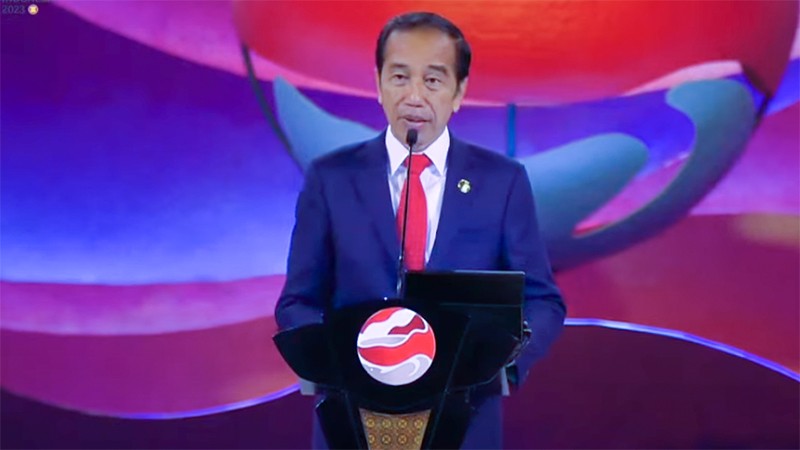 Tổng thống Indonesia Joko Widodo phát biểu khai mạc Hội nghị cấp cao ASEAN-43