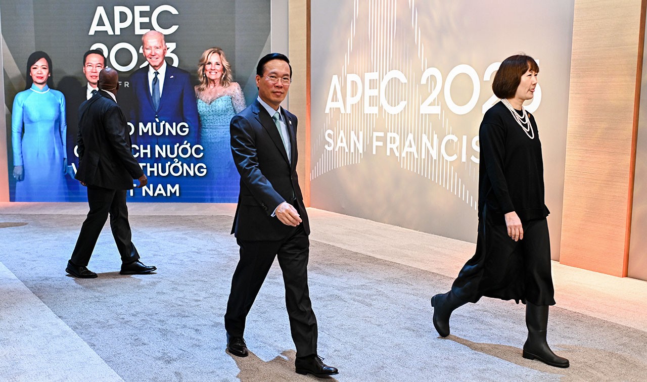 Chủ tịch nước Võ Văn Thưởng đến dự Phiên họp hẹp Nhà lãnh đạo các nền kinh tế APEC