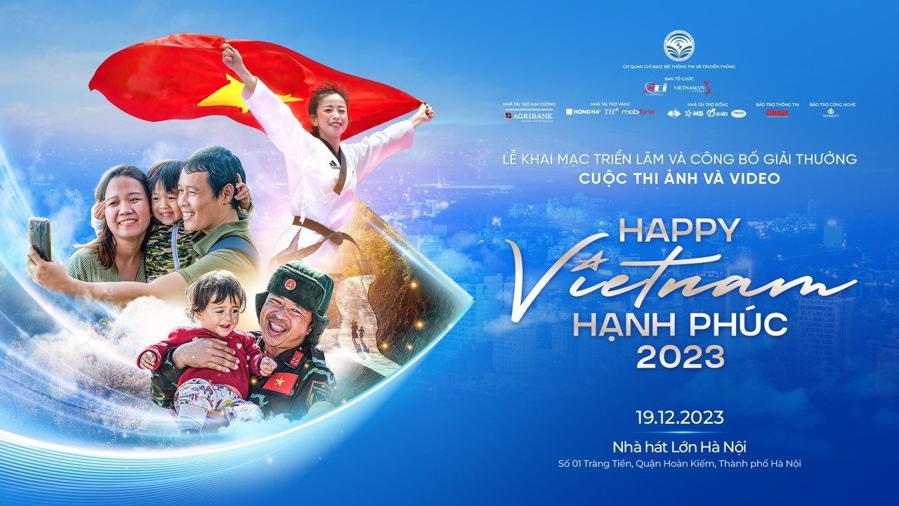 Lễ trao giải cuộc thi 'Việt Nam hạnh phúc - Happy Vietnam năm 2023'