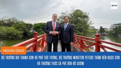 Phó Thủ tướng, Bộ trưởng Ngoại giao New Zealand thăm đền Ngọc Sơn, thưởng thức cà phê Việt Nam