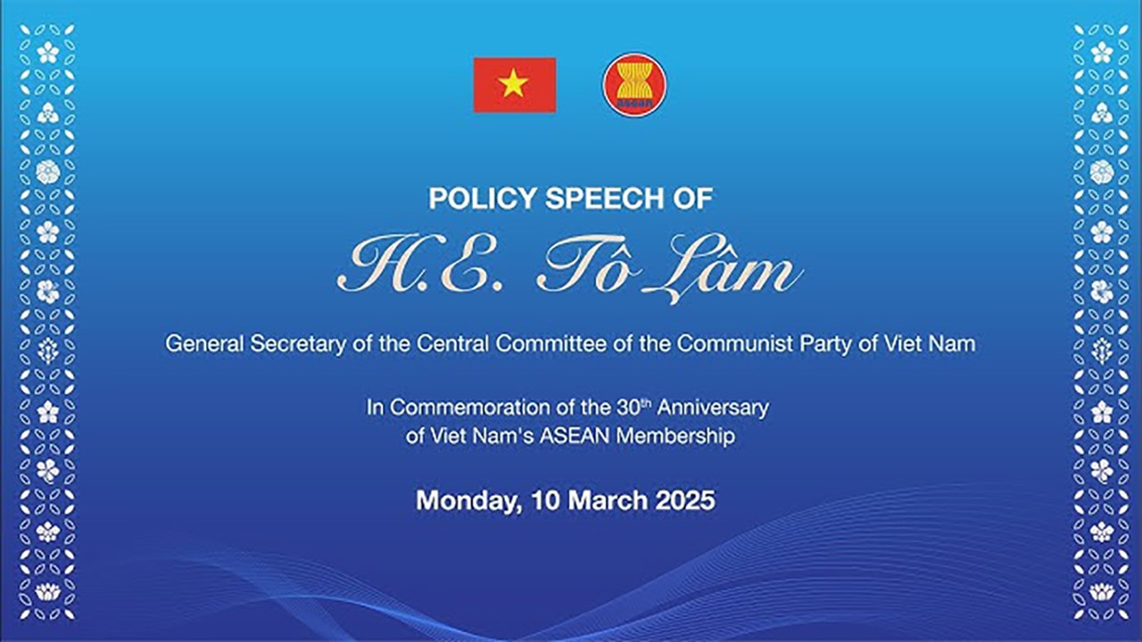 General Secretary To Lam attends commemoration of the 30th Anniversary of Vietnam’s Membership in ASEAN