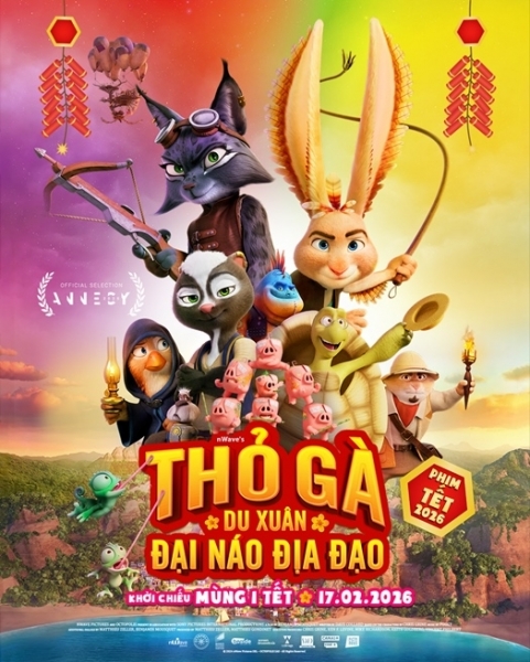 Trailer Thỏ, gà gu Xuân đại náo địa đạo