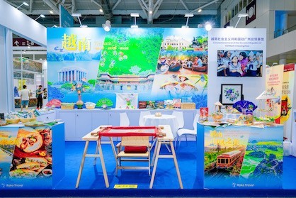 Đa sắc màu “Không gian văn hoá Việt Nam” tại Hội chợ Triển lãm Công nghiệp Văn hóa Quốc tế lần thứ 22