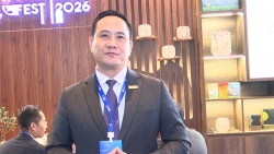 Phó Tổng Giám đốc Ngân hàng Nam A Bank Hà Huy Cường trả lời phỏng vấn bên lề Hội Nghị FD2026