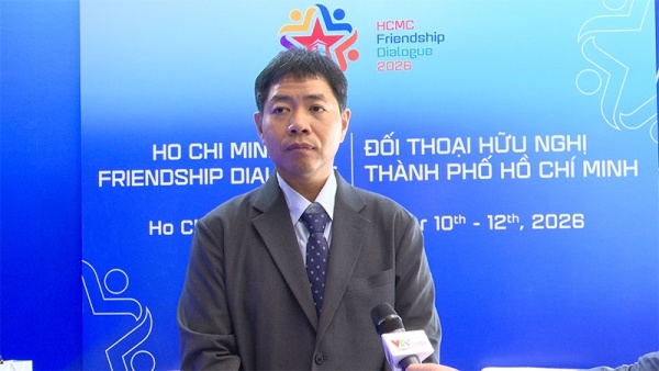 Giám đốc Chính quyền Cảng Incheon (IPA) chi nhánh TP.HCM, Hàn Quốc Lee Duck Young trả lời phỏng vấn bên lề FD2026