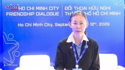 Bà Keiko Murakami trả lời phỏng vấn tại Đối thoại hữu nghị TP. Hồ Chí Minh lần thứ 3 năm 2026