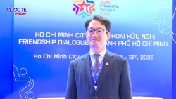 Ông Kim Young-kyun Giám đốc Sở Ngoại vụ Gangwon, Hàn Quốc trả lời phỏng vấn bên lề FD2026