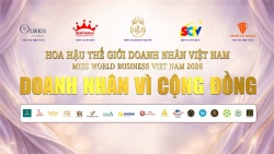 Trực tiếp trao giải Hoa hậu Thế giới Doanh nhân Việt Nam - Miss World Business Viet Nam 2026