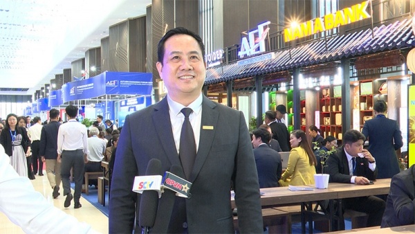 Ông Hà Huy Cường trả lời phỏng vấn tại Diễn đàn Kinh tế mùa Thu 2026