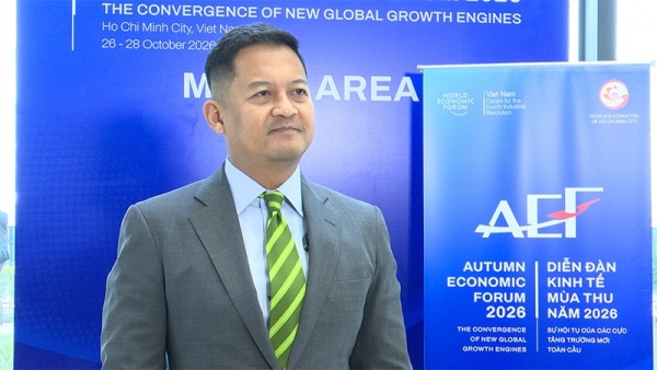 Ông Fazurin Jamaludin trả lời phỏng vấn tại Diễn đàn Kinh tế mùa Thu 2026