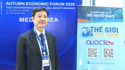Ông Benjamin Chiao trả lời phỏng vấn tại Diễn đàn Kinh tế mùa Thu 2026
