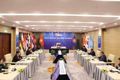 Toàn cảnh Hội nghị cấp cao ASEAN và ASEAN+3 về phòng chống Covid-19