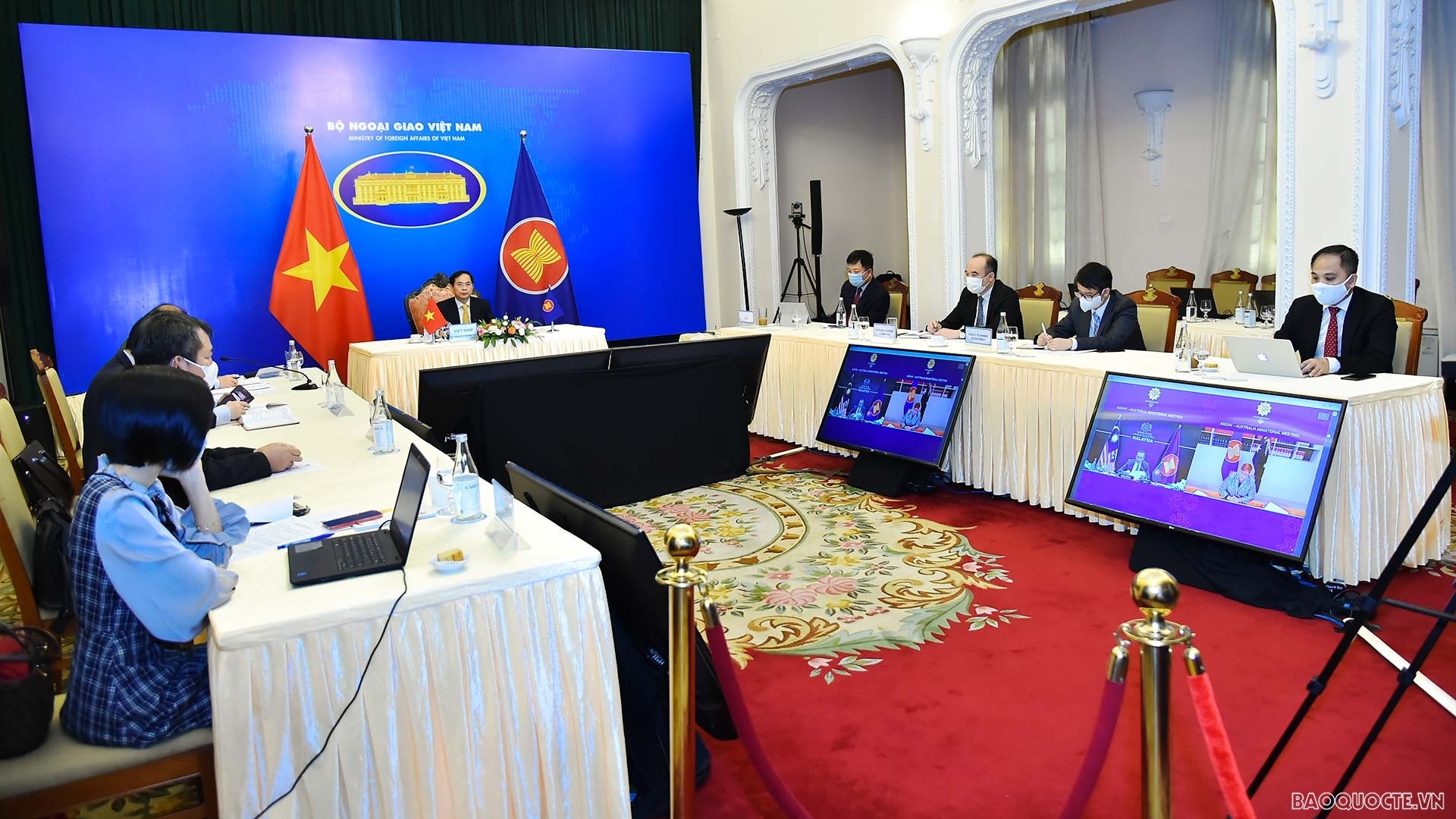 Phát biểu của Bộ trưởng Bùi Thanh Sơn tại Hội nghị trực tuyến Bộ trưởng Ngoại giao ASEAN-Australia