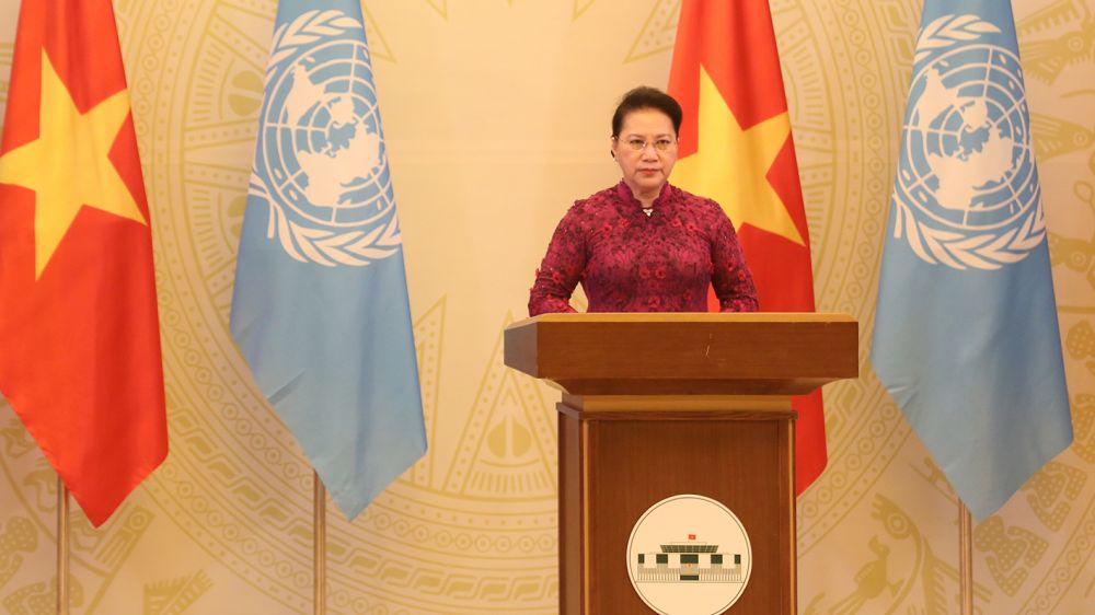Thông điệp của Chủ tịch Quốc hội Nguyễn Thị Kim Ngân tại Phiên họp cấp cao kỷ niệm 25 năm Hội nghị Thế giới lần thứ 4 về phụ nữ